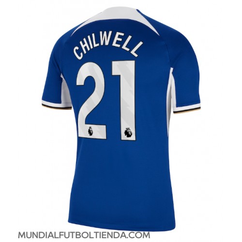 Camiseta Chelsea Ben Chilwell #21 Primera Equipación Replica 2023-24 mangas cortas